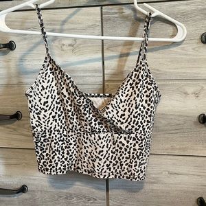 cheetah print tank top
